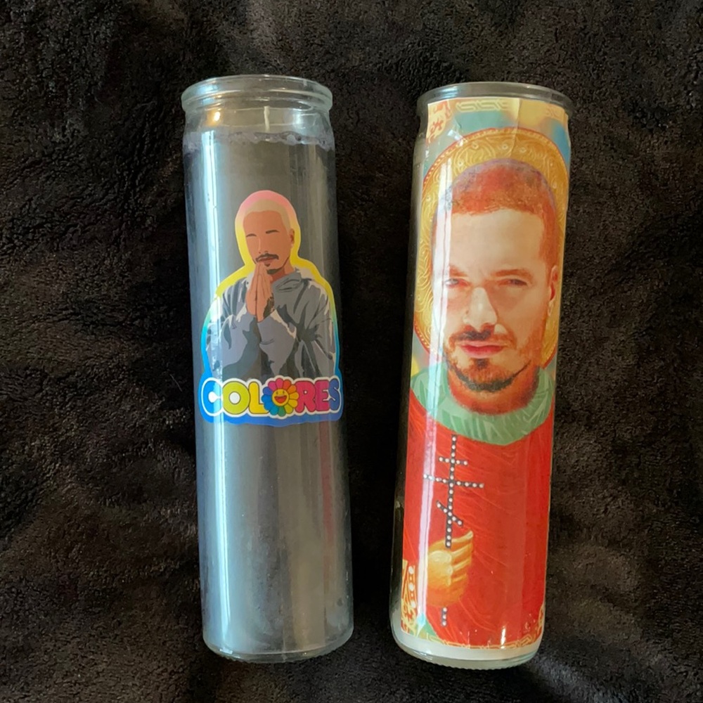x2 JBalvin Candles
